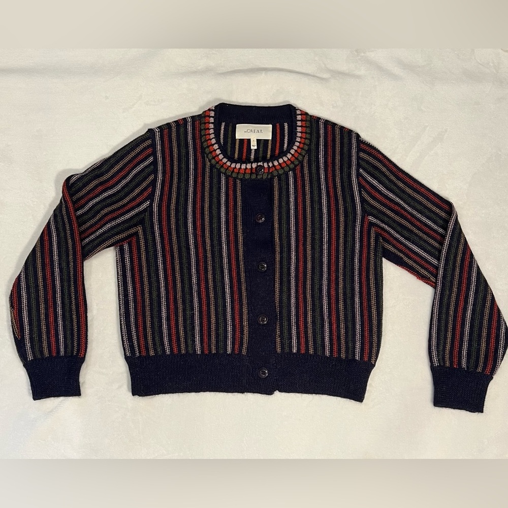 THE GREAT Multicolored Striped Cardiagn
